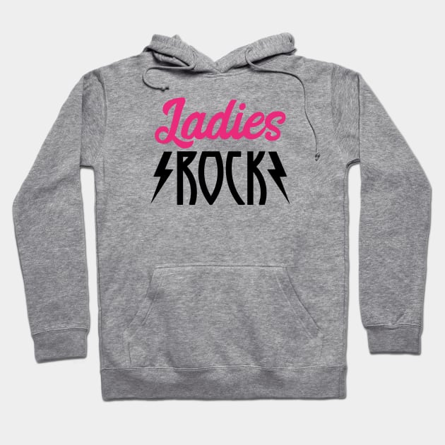 Ladies Rock Hoodie by defytees